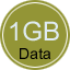 1GB data